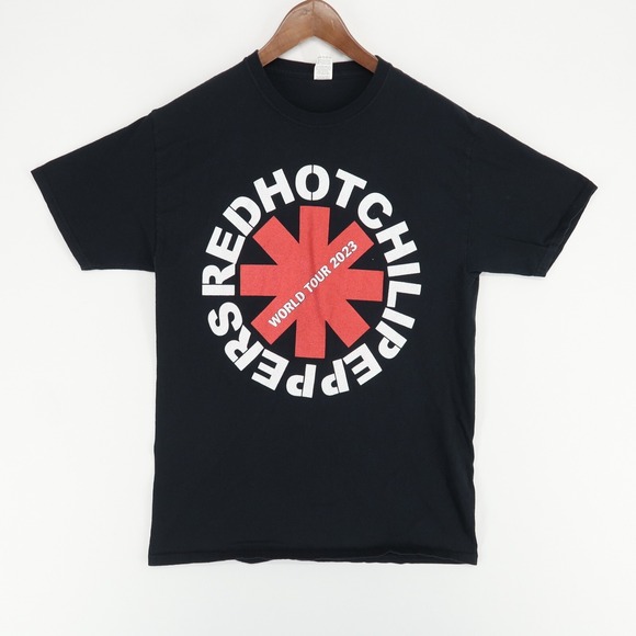 Red Hot Chili Peppers T Shirt Adult Medium Black Short Sleeve‎ 2023 Tour - Picture 1 of 6